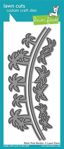 Lawn Fawn Craft Die - Palm Tree Border