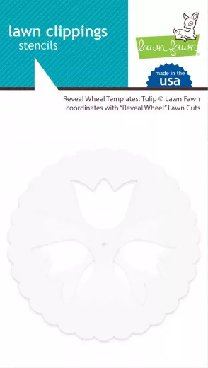 Lawn Fawn Reveal Wheel Templates - Tulip