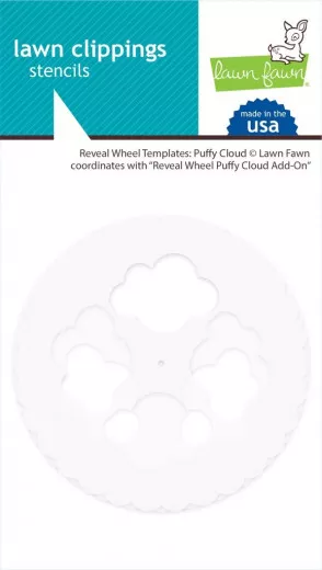 Lawn Fawn Reveal Wheel Templates - Puffy Cloud