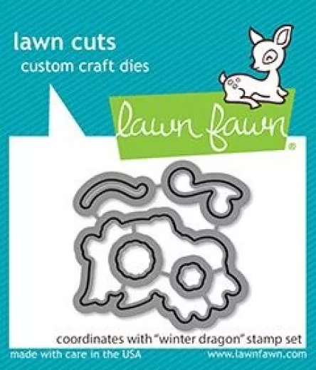 Lawn Fawn Dies - Winter Dragon