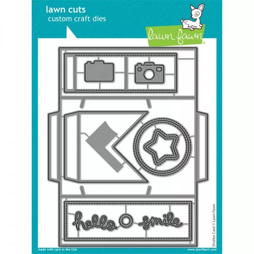 Lawn Cuts Custom Craft Dies - Shutter Card