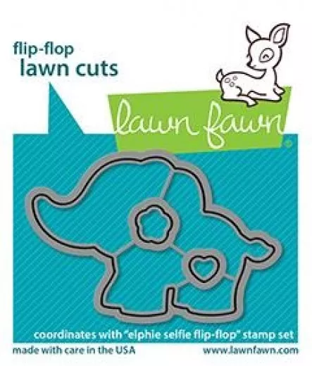 Lawn Fawn Dies - Elphie Selfie Flip-Flop