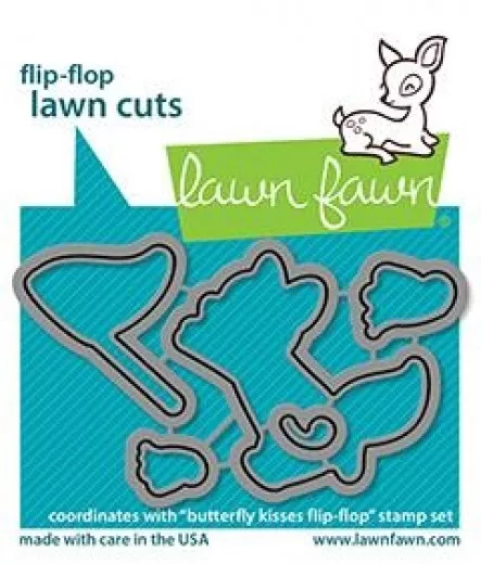 Lawn Fawn Dies - Butterfly Kisses Flip-Flop