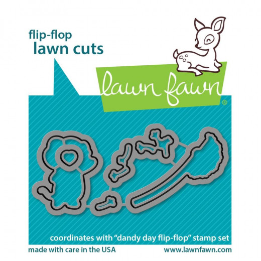 Lawn Cuts Custom Craft Dies - Dandy Day Flip-Flop