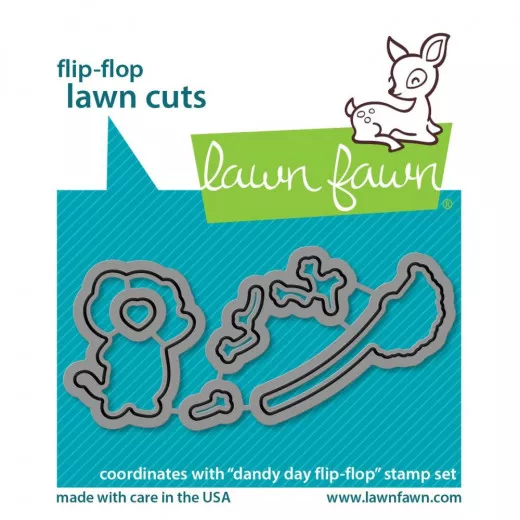 Lawn Cuts Custom Craft Dies - Dandy Day Flip-Flop