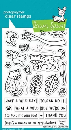 Lawn Fawn Clear Stamps - Toucan Do It