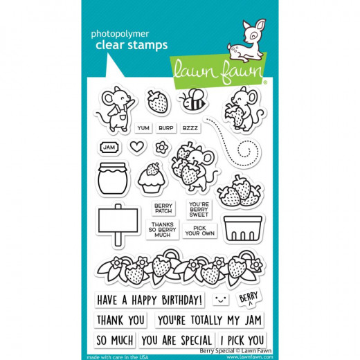 Lawn Fawn Clear Stamps - Berry Special