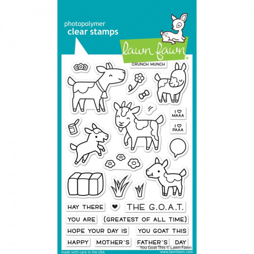 Lawn Fawn Clear Stamps - You Goat This