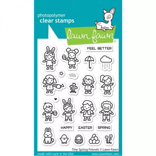 Lawn Fawn Clear Stamps - Tiny Spring Friends