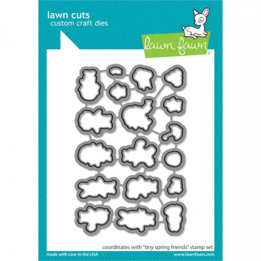 Lawn Cuts Custom Craft Dies - Tiny Spring Friends