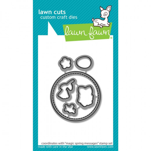 Lawn Cuts Custom Craft Dies - Magic Spring Messages