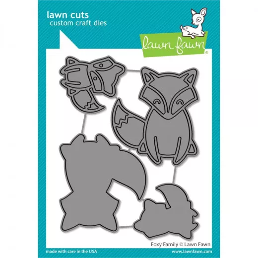 Lawn Cuts Custom Craft Dies - Foxy Family