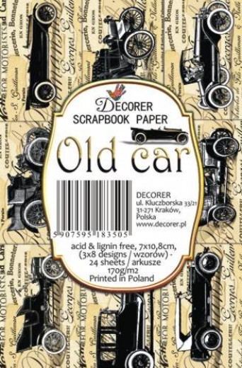 Old Car Mini Paper Pack