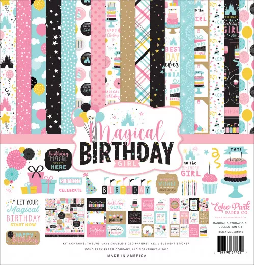 Magical Birthday Girl 12x12 Collection Kit