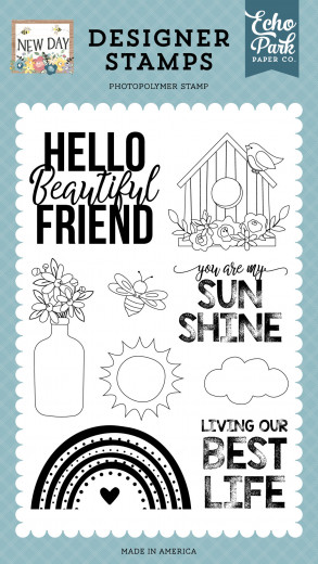 Echo Park Clear Stamps - Best Life