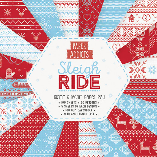 Sleigh Ride 10x10cm Paper Pad