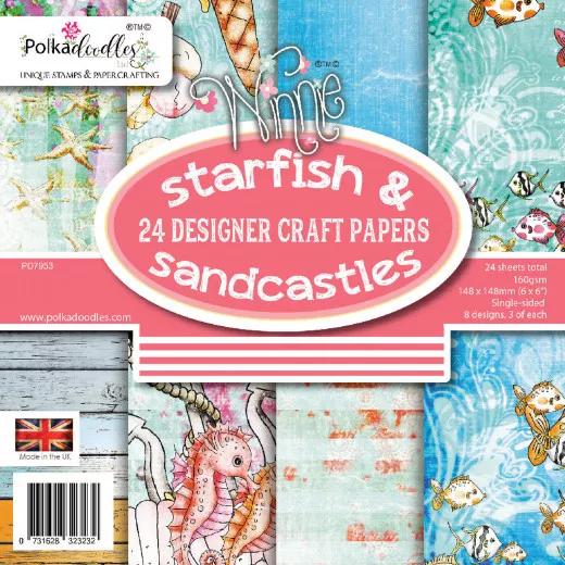 Starfisch and Sandcastles 6x6 Paper Pack