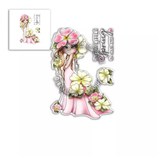 Polkadoodles Clear Stamps - Primrose Darling Bud