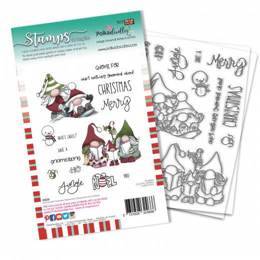 Polkadoodles Clear Stamps - Gnomeazing Christmas