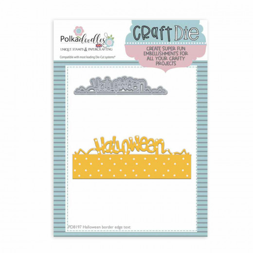 Polkadoodles Craft Dies - Halloween Border Edge