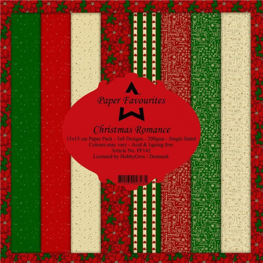 Paper Favourites Christmas Romance 6x6 Paper Pack