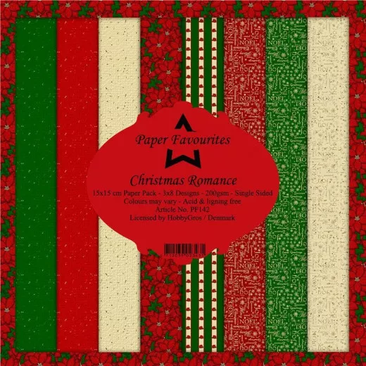 Paper Favourites Christmas Romance 6x6 Paper Pack