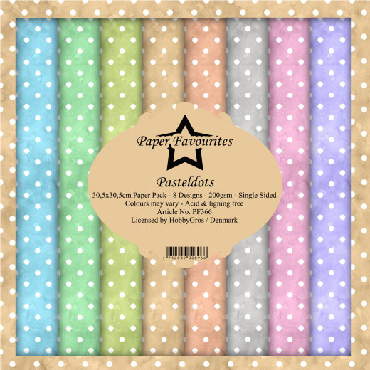 Paper Favourites Pastel Dots 12x12 Paper Pack