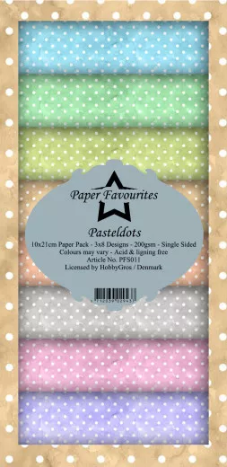 Paper Favourites Pastel Dots Slim Paper Pack