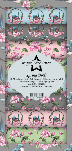 Paper Favourites Spring Birds Slim Paper Pack