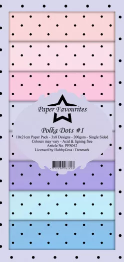 Paper Favourites Polka Dots No. 1 Slim Paper Pack