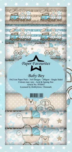 Paper Favourites Baby Boy Slim Paper Pack