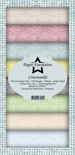 Paper Favourites Crosswords Slim Paper Pack