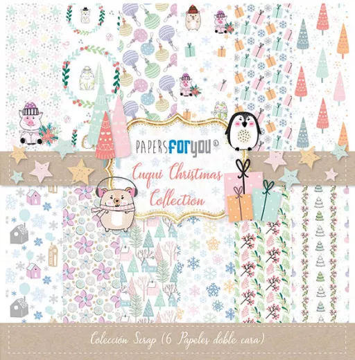 Cuqui Christmas 12x12 Paper Pack