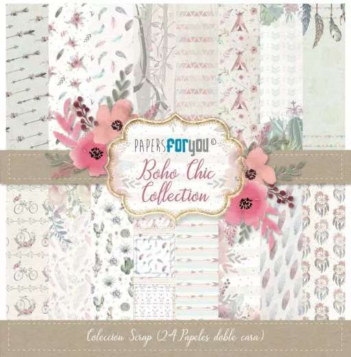 Boho Chic Mini Scrap Paper Pack