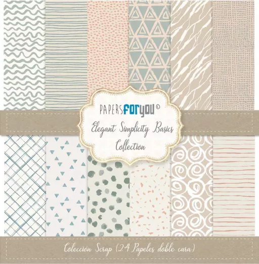 Elegant Simplicity Basics Mini Scrap Paper Pack