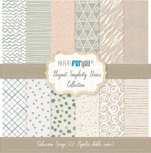 Elegant Simplicity Basics 12x12 Paper Pack