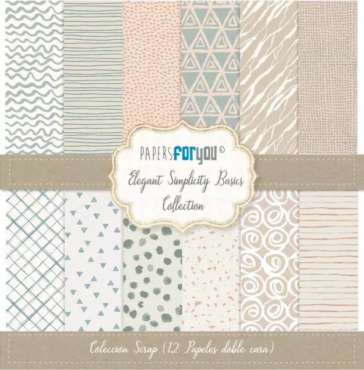 Elegant Simplicity Basics 12x12 Paper Pack