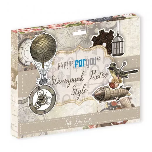 Papers for You Die-Cuts - Steampunk Retro Style