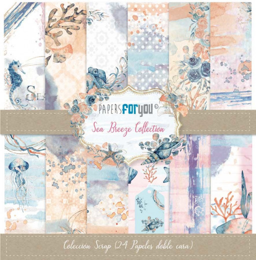 Sea Breeze Mini Scrap Paper Pack