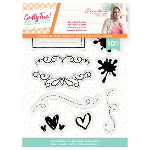 Clear Stamps - Crafty Fun Accents and Frames