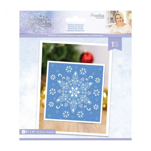 Metal Die - Glittering Snowflakes Frosted Dimension