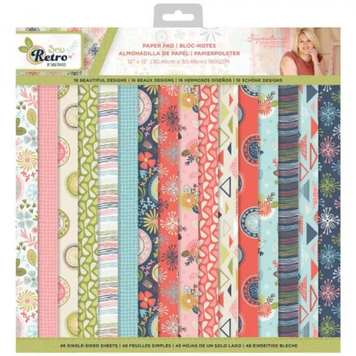 Sew Retro 12x12 Paper Pad