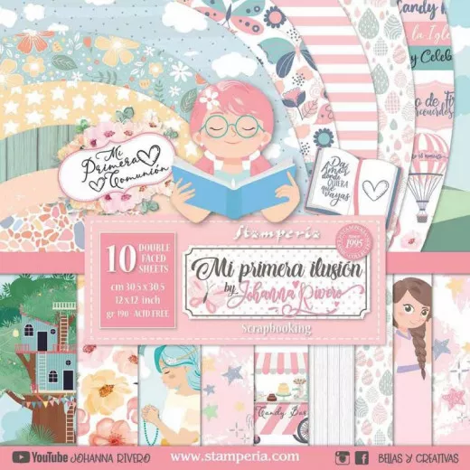 Mi Primera Ilusion Nina 12x12 Paper Pack (rosa)