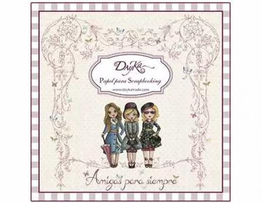 DayKa Trade Amigas Para Siempre 8x8 Paper Pad