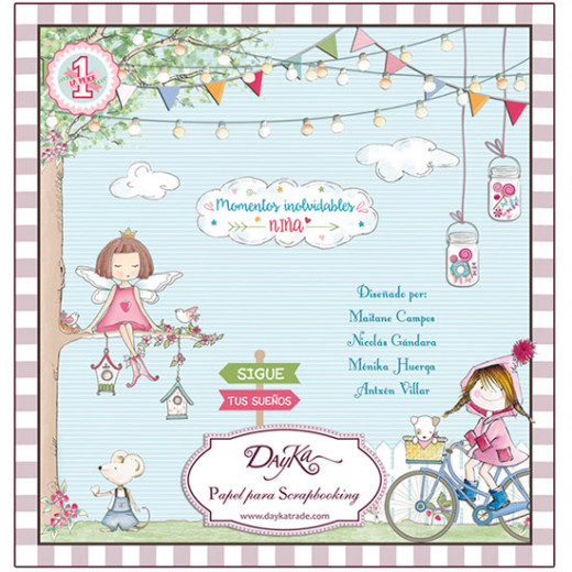 DayKa Trade Momentos Inolvidables Nina 8x8 Paper Pad