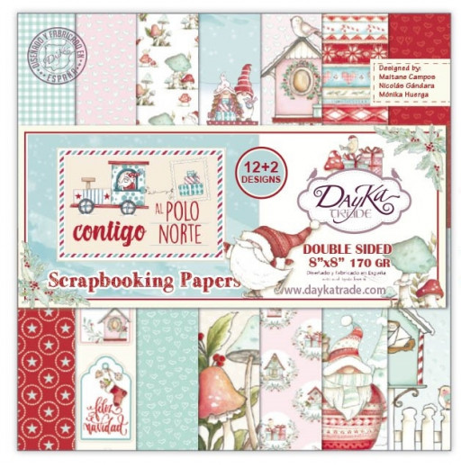 DayKa Trade Contigo Al Polo Norte 8x8 Paper Pad