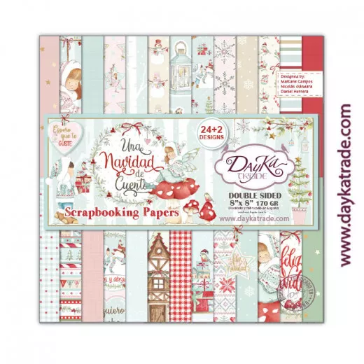 DayKa Trade Una Navidad de Cuento 8x8 Paper Pad