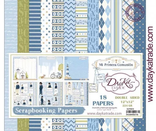 DayKa Trade Mi Primera Comunion Nino 12x12 Paper Pack