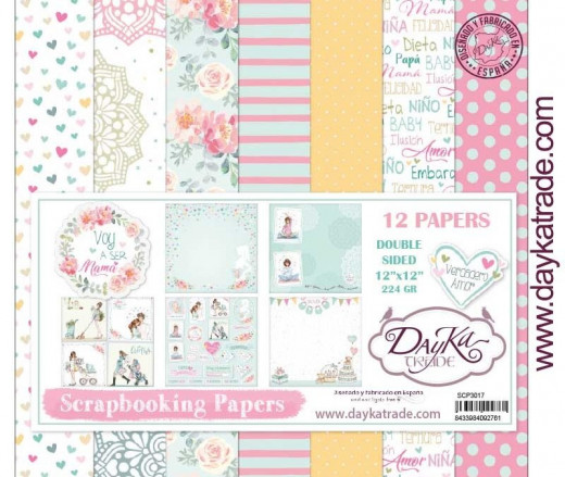 DayKa Trade Voy A Ser Mama 12x12 Paper Pack