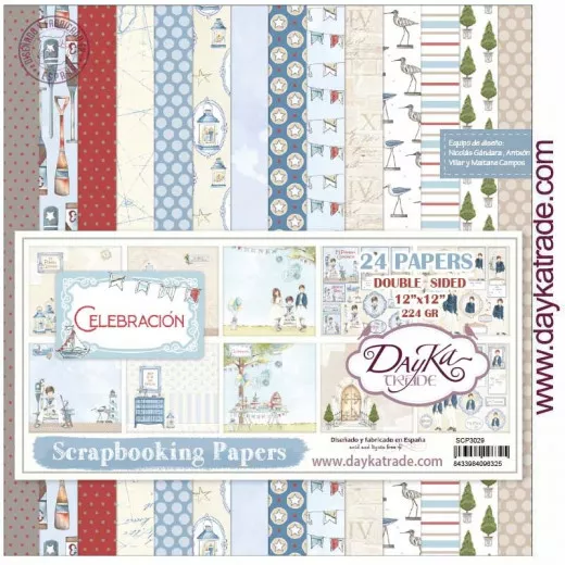 DayKa Trade Celebracion Nino 12x12 Paper Pack